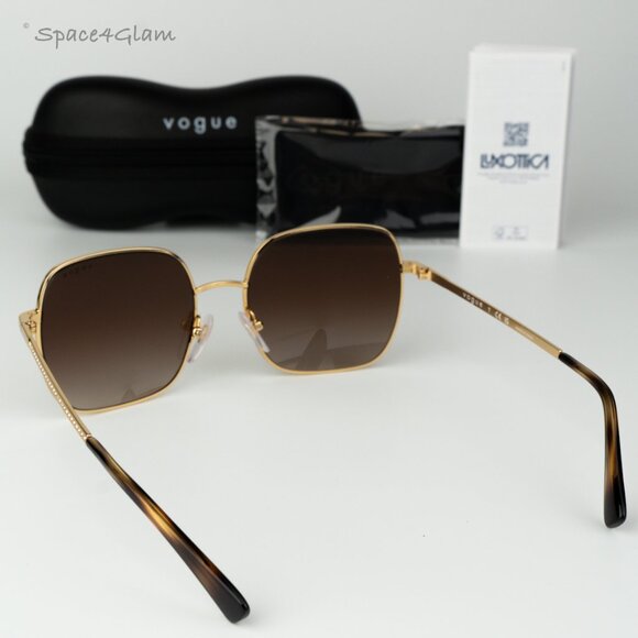 Vogue Women Sunglasses Gold Brown Gradient Square VO4175SB  display picture 1